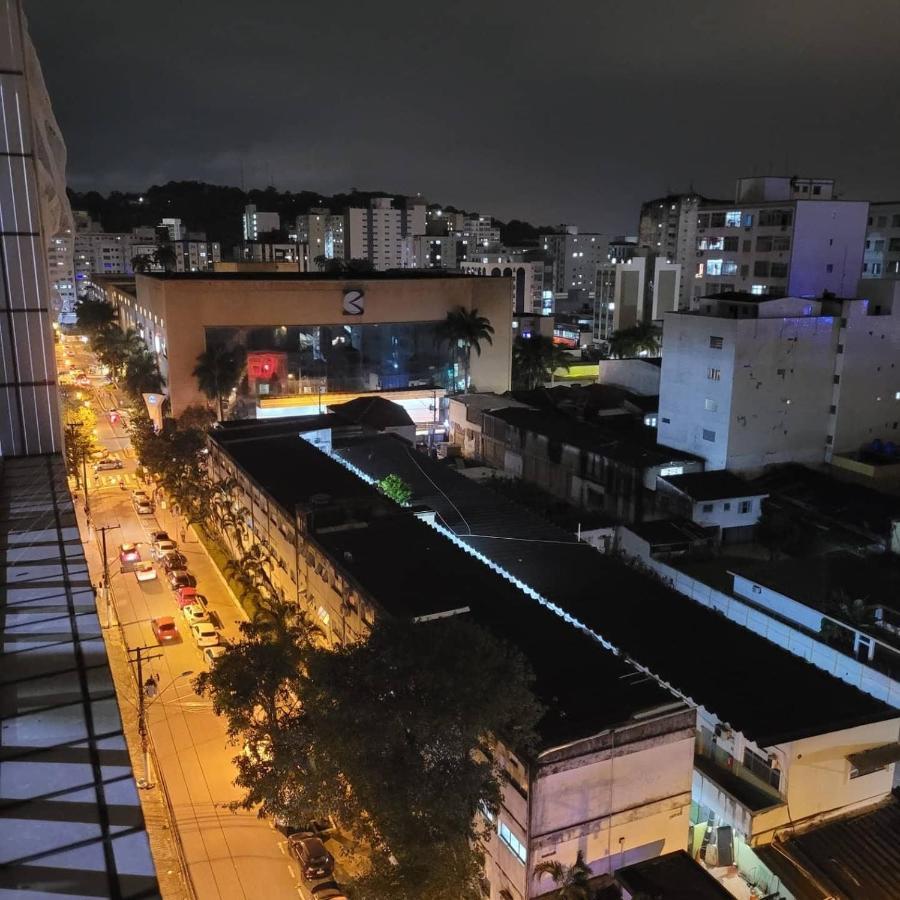 Flat Completo Novo A 350M Da Praia Com Piscina São Vicente Buitenkant foto